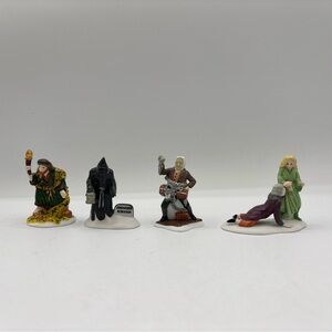 Dept 56 1989 Vintage Heritage Village Christmas Carol Spirits 5589-1 Set Of 4
